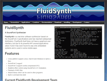 Tablet Screenshot of fluidsynth.org